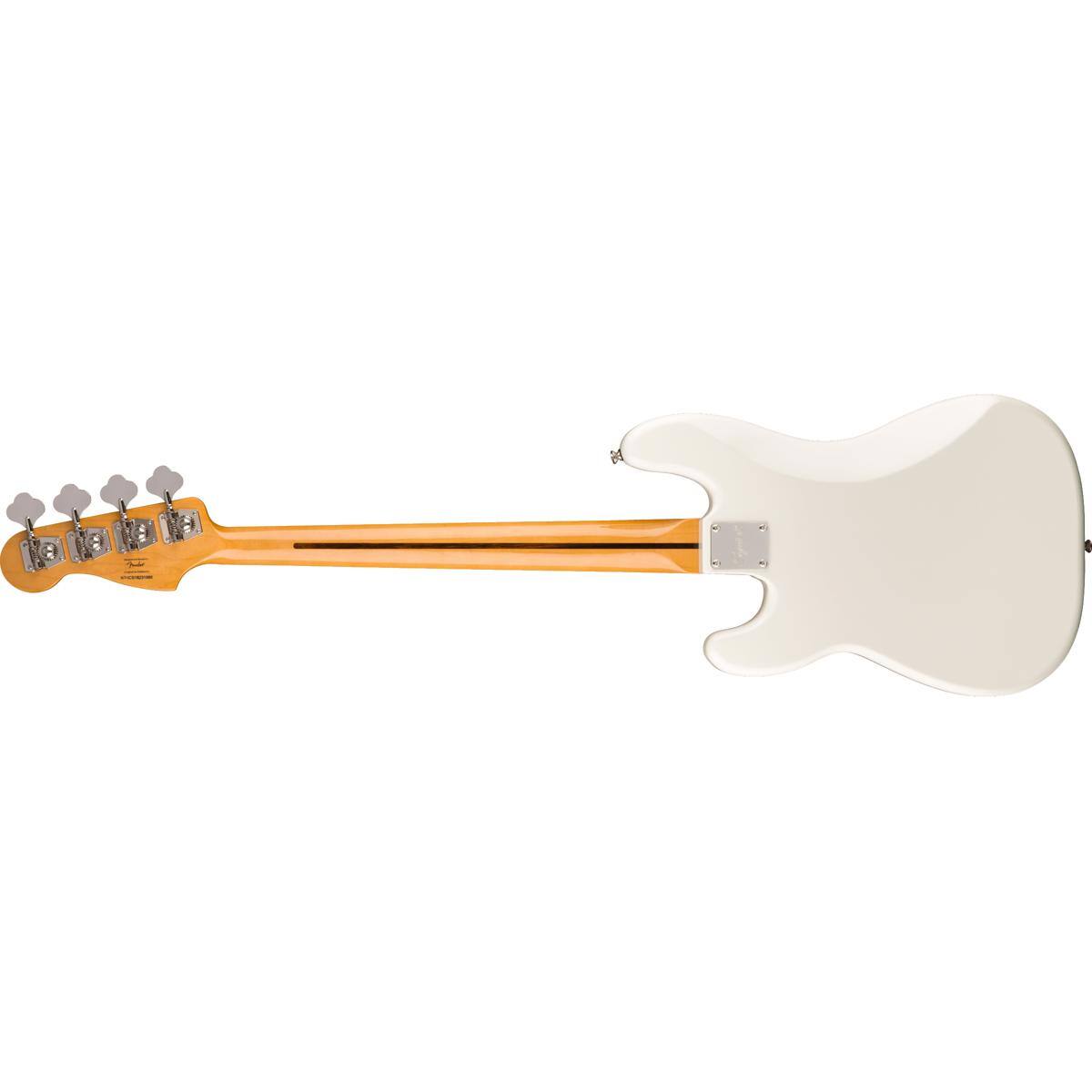 Alt View 2. Squier - Squier Classic Vibe '60s Precision Bass Electric Guitar, Indian Laurel Fingerboard, Olympic White.