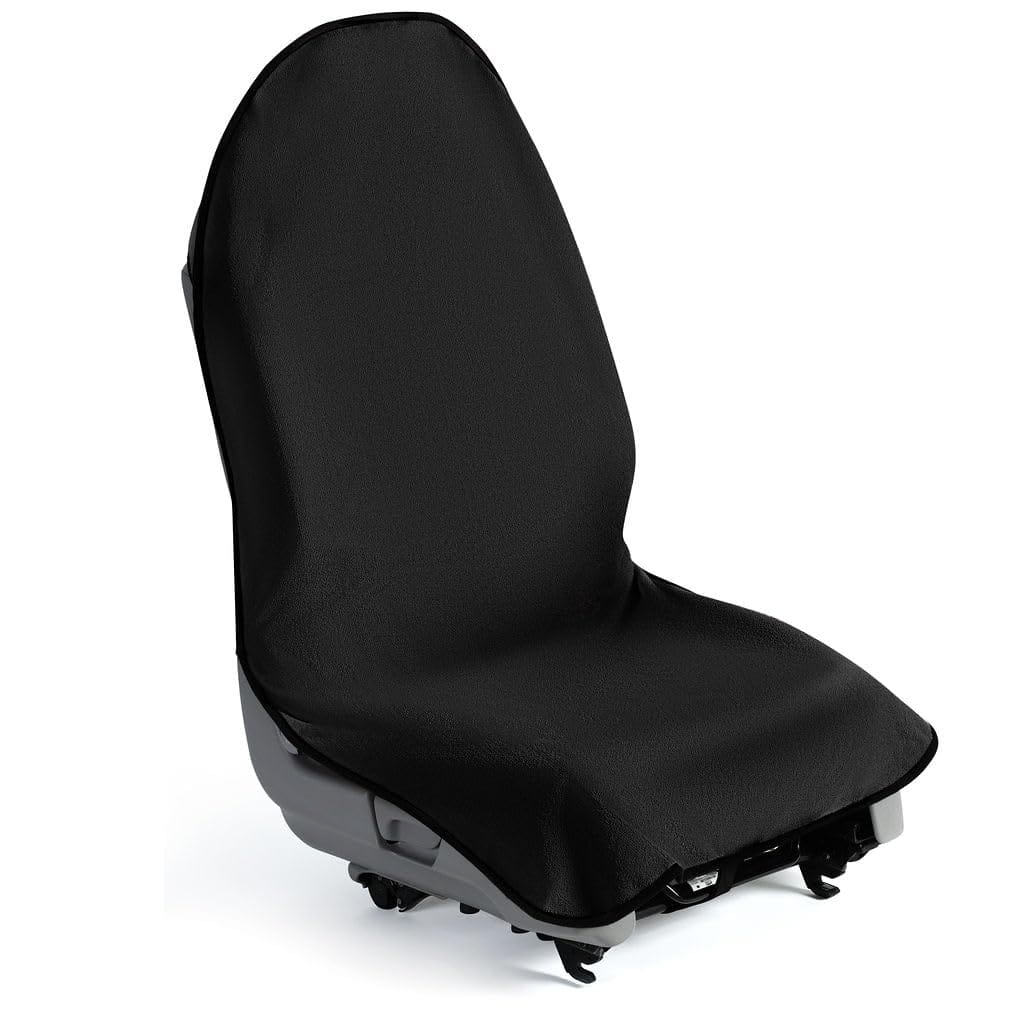 VEGA AUTOMOTIVE - Waterproof Towel Car Seat Cover For Gym Workout Running Swimming Beach And Hiking Universal Fit Anti slip - Green+Black A8 10.5''