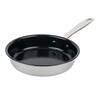 Front. Alva - Alva Maestro Nonstick Stainless Steel Frying Pan 8" - Easy to Clean, Oven Safe and Toxin-Free Cookware - Black.