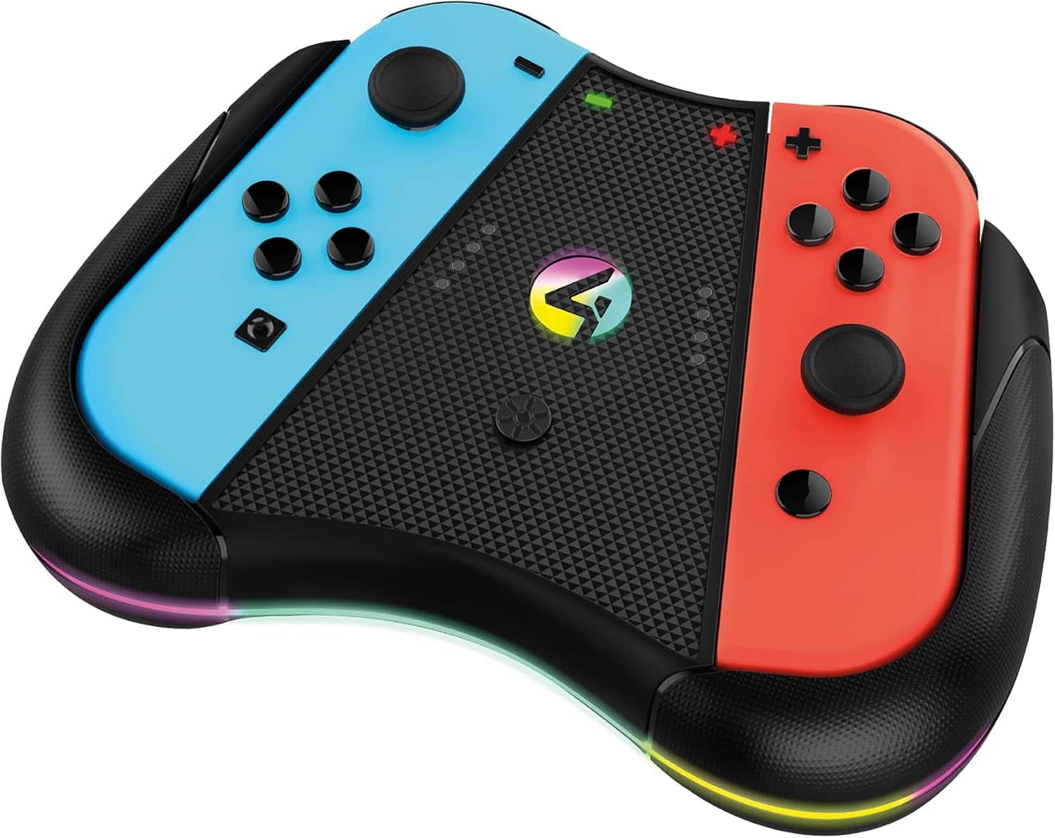 4Gamers - Light Up Switch Joy-Con Play & Charge Controller - Mulit