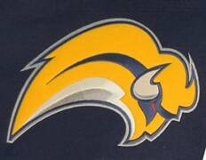 Alt View 1. Winning Streak Sports - Buffalo Sabres NHL GIANT SIZE Pennant 17x40 Wool Pennant - Multi.