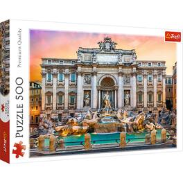 Trefl - Red 500 Piece Puzzle - Fontanna di Trevi, Rome