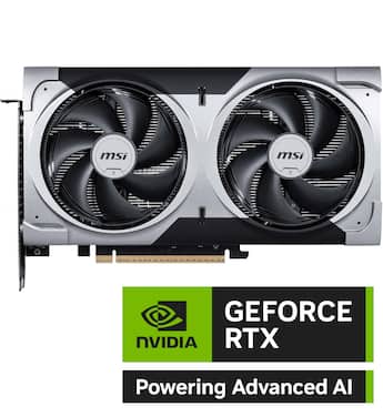 MSI NVIDIA GeForce RTX 5060 Ti 16G VENTUS 2X OC PLUS 16GB GDDR7 MSI NVIDIA GeForce RTX 5060 Ti 16G VENTUS 2X OC PLUS 16GB GDDR7