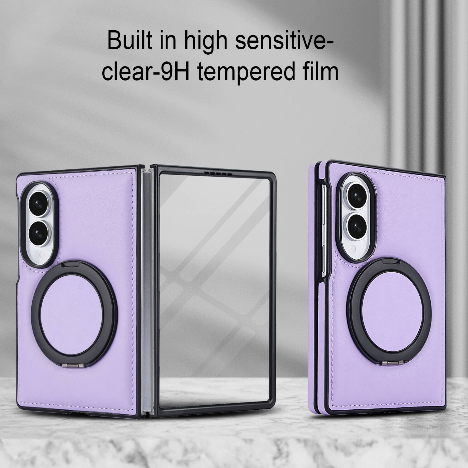 Built in high sensitive- clear-9H tempered film