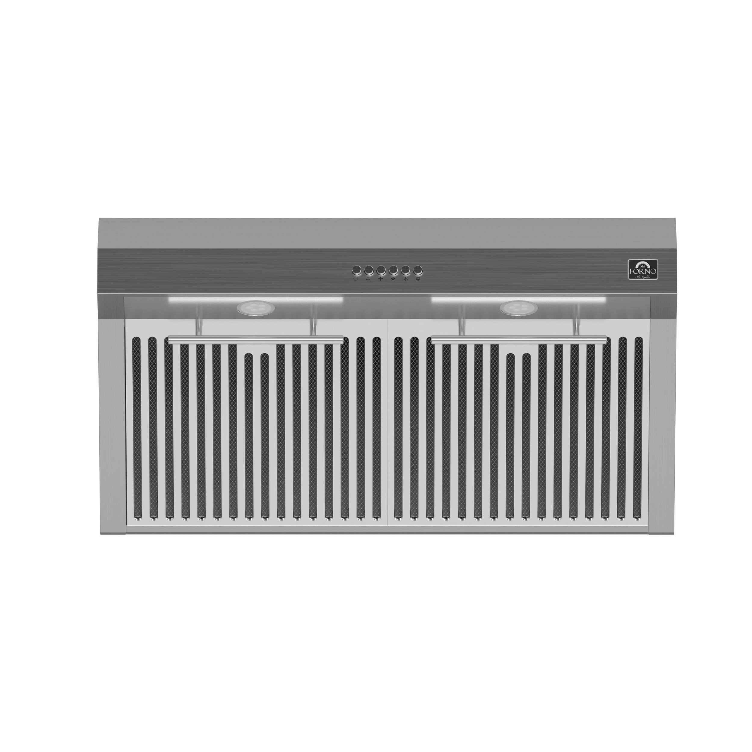 Alt View 4. Forno Appliances - Bari Espresso Collection 30" Under Cabinet Range Hood - Stainless steel.