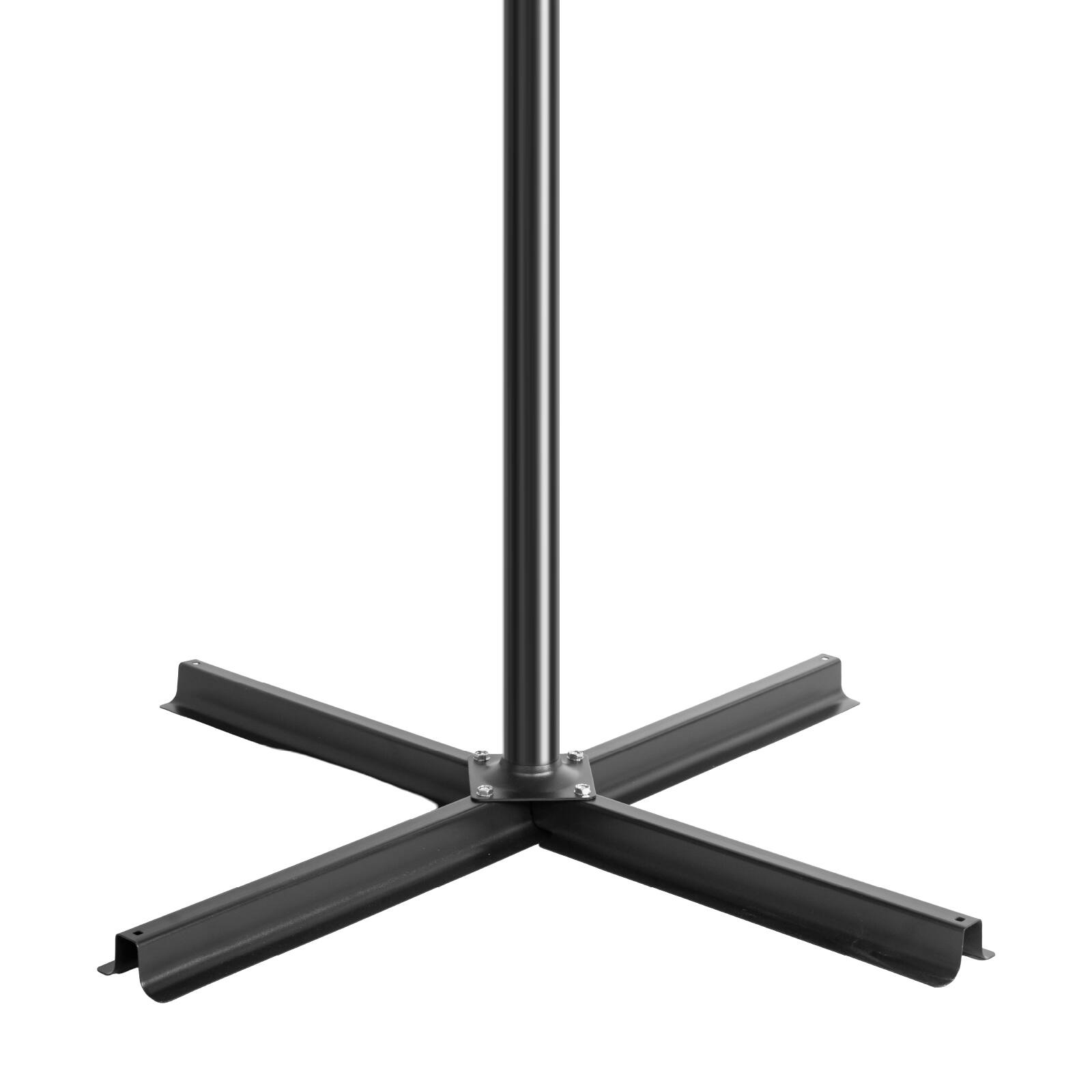 Angle. Winado - 10 ft Cantilever Patio Umbrella, Offset Cantilever Outdoor Umbrella with Solar Lights Easy Crank & Tilt.