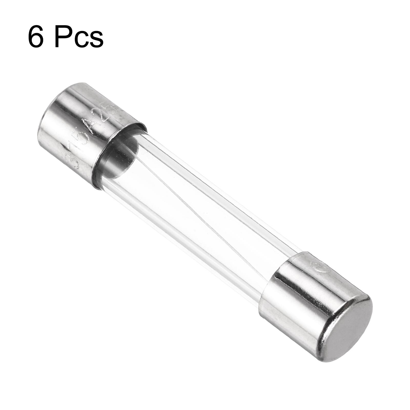 Alt View 2. Unique Bargains - 3.15A 250V 6x30mm Time Delay Glass Fuse UL Listed Slow Blow Fuse for Home Appliances 6pcs.