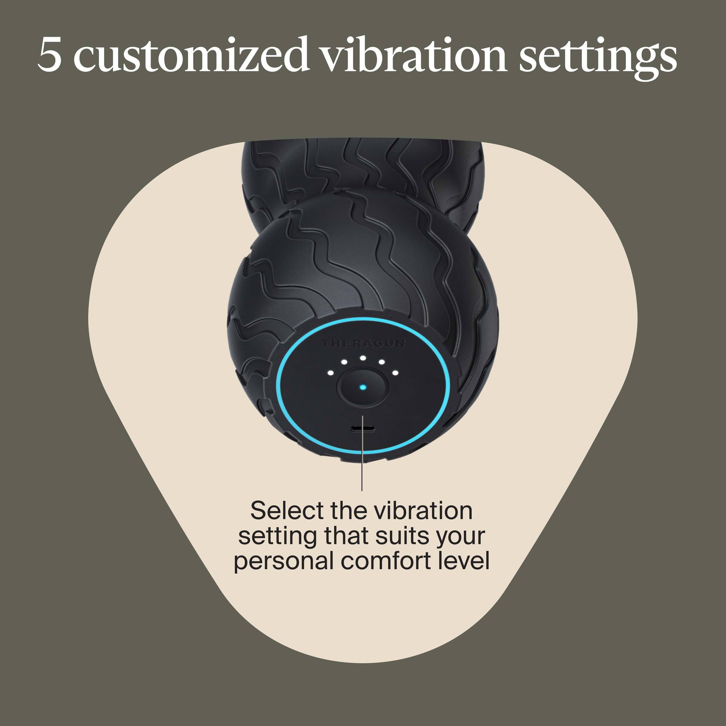 Alt View 14. Therabody - Therabody - WaveDuo - Vibrating Roller Contoured For The Back, Neck & Spine - Black - Black.