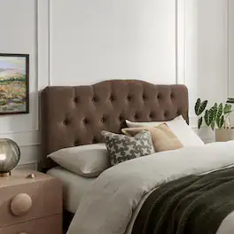 Annabel Upholstered Headboard by Modway - Cocoa