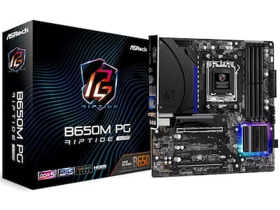 ASRock B650M PG Riptide WiFi Micro ATX Motherboard - Best Buy ASRock B650M PG Riptide WiFi Micro ATX Motherboard - Best Buy