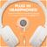 PLUG IN HEADPHONES!
Connect headphones through the AUX out or play music directly with the AUX in port
AUX Out
AUX In