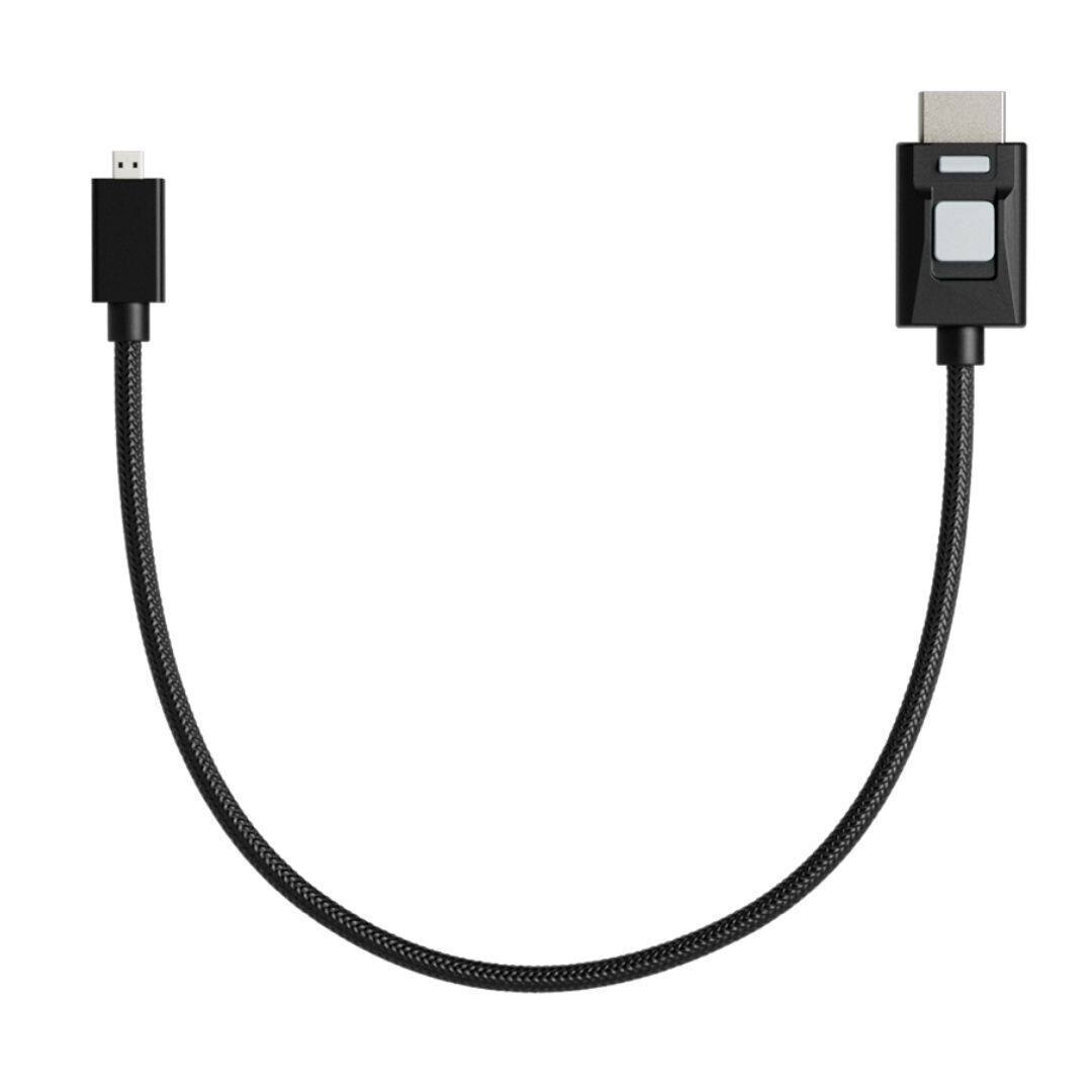 Front. Atomos - Atomos 4K60 HDR Locking High Speed Full HDMI to Micro HDMI 11.8 Inch Black Cable.