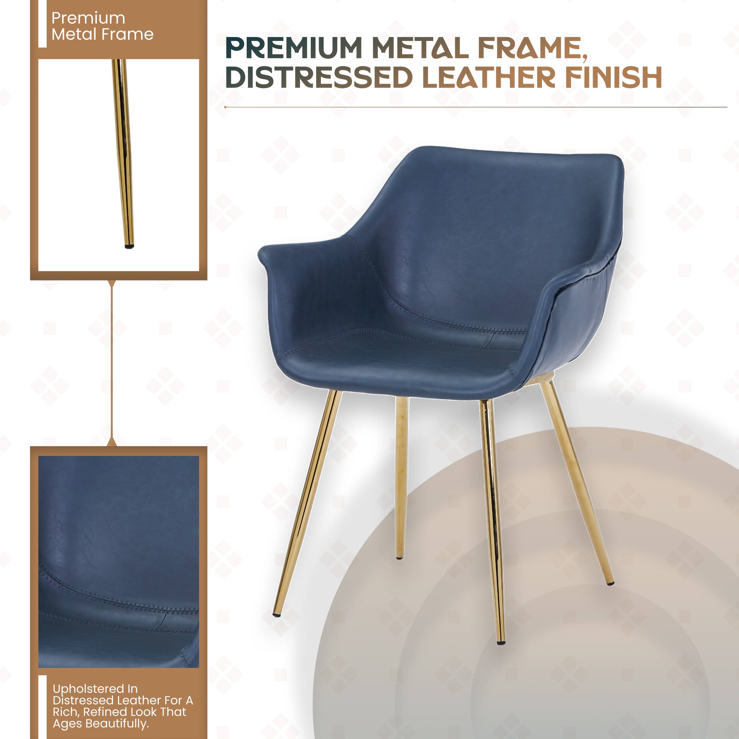 Premium Metal Frame

PREMIUM METAL FRAME, DISTRESSED LEATHER FINISH

Upholstered in Distressed Leather for a Rich, Refined Look That Ages Beautifully.
