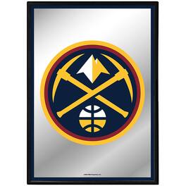 The Fan-Brand - Denver Nuggets 19" x 27" Framed Mirrored Wall Sign - Multicolor