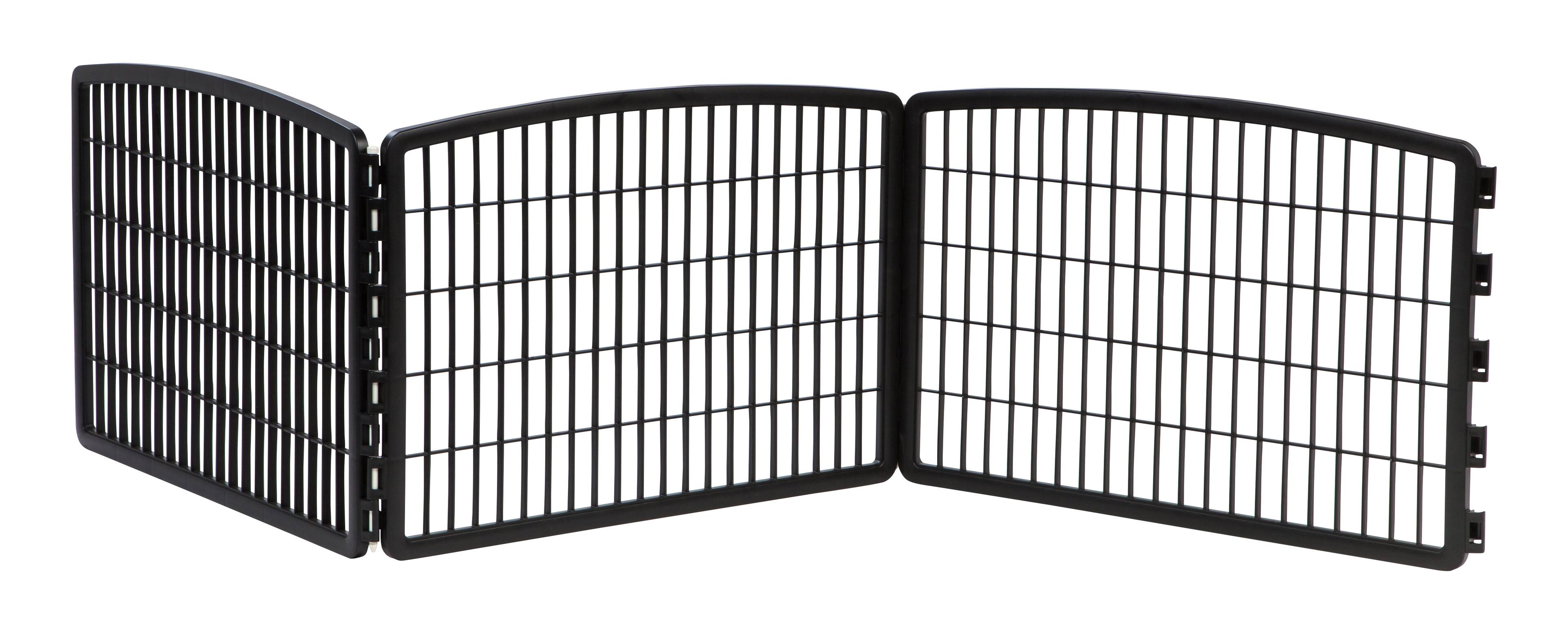 Alt View 5. IRIS USA - IRIS USA 4-8Panel 24/34"H Plastic Pet Playpen with Door.
