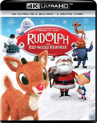 Front. Rudolph the Red-Nosed Reindeer - 4K Blu-Ray.