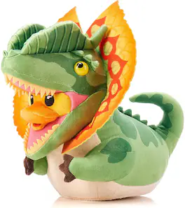 PopMarket - Tubbz - Jurassic Park - Dilophosaurus Plushie - COLLECTIBLES - Multicolor