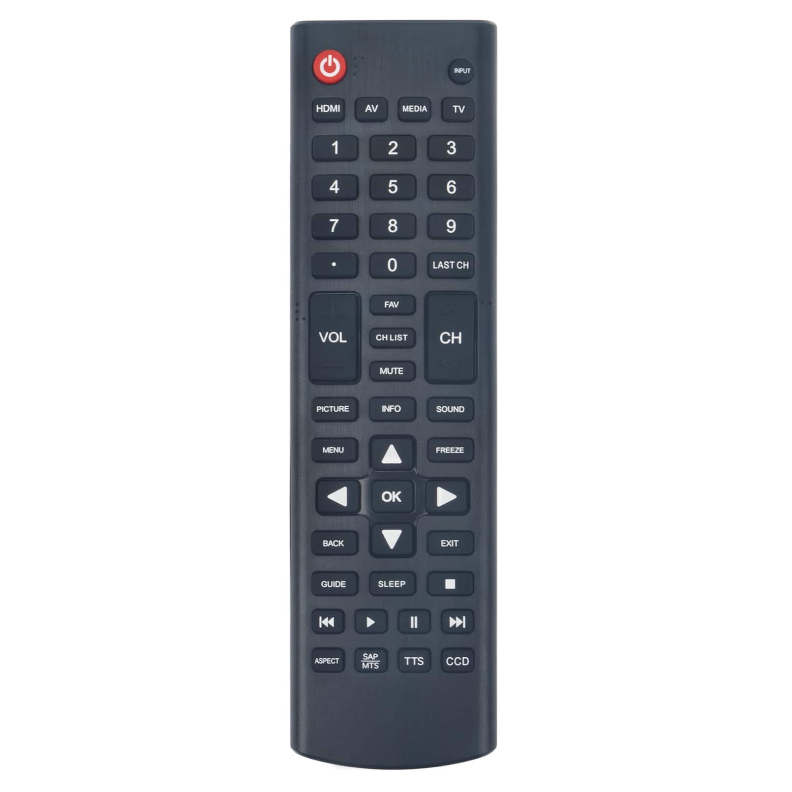 VINABTY - New Replaced Remote Fits for ONN TV ONA65UB19E07 ONA50UB19E09 ONC50UB18C05 ONA43UB19E04 ONA55UB19E06 ONA24HB19E02 - Black