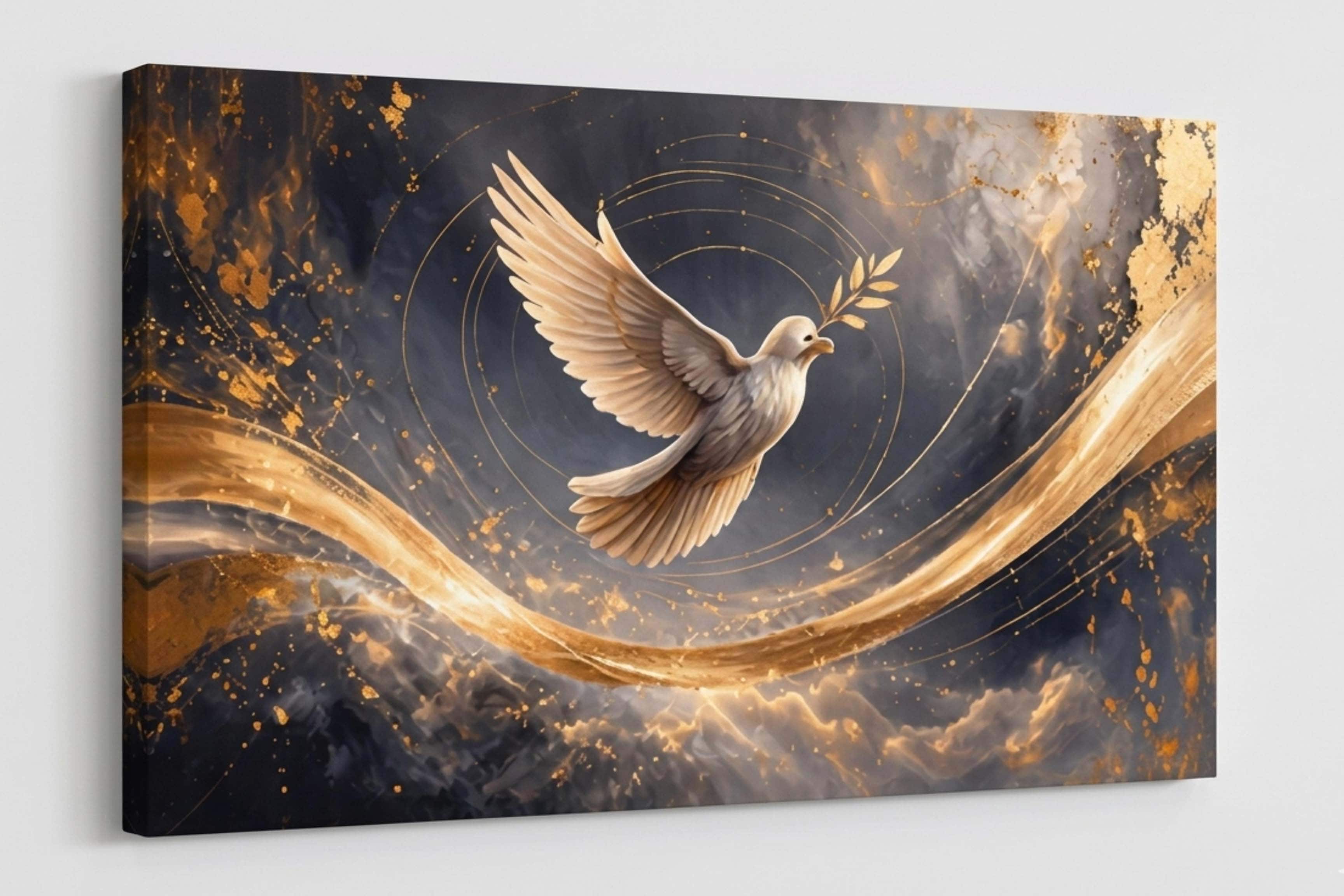 FC Design - Large Canvas 24x36" Frameless Holy Spirit Flight Art Painting Home Wall Décor - MultiColor