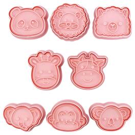 Kitcheniva - Animal Cookie Cutter Set 8 Pcs