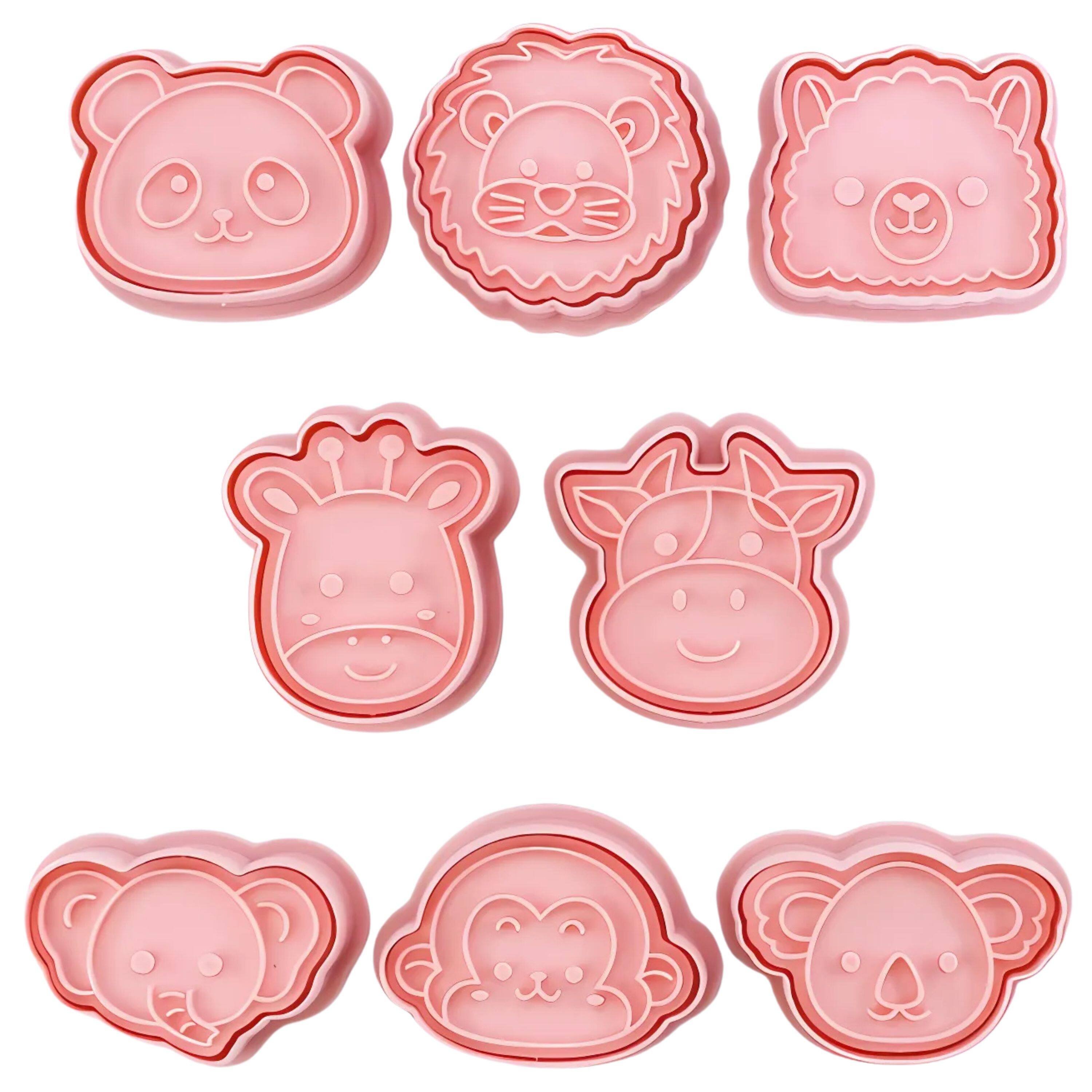 Front. Kitcheniva - Animal Cookie Cutter Set 8 Pcs.