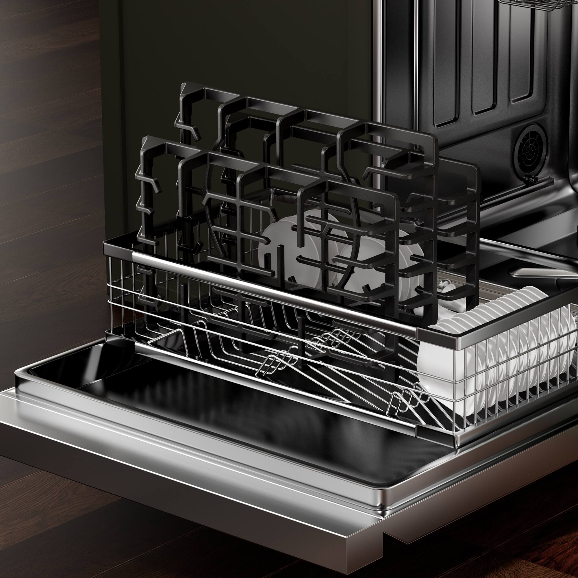 Alt View 1. Empava - 30 in. 5 Burners Recessed Gas on Glass Cooktop - Black.