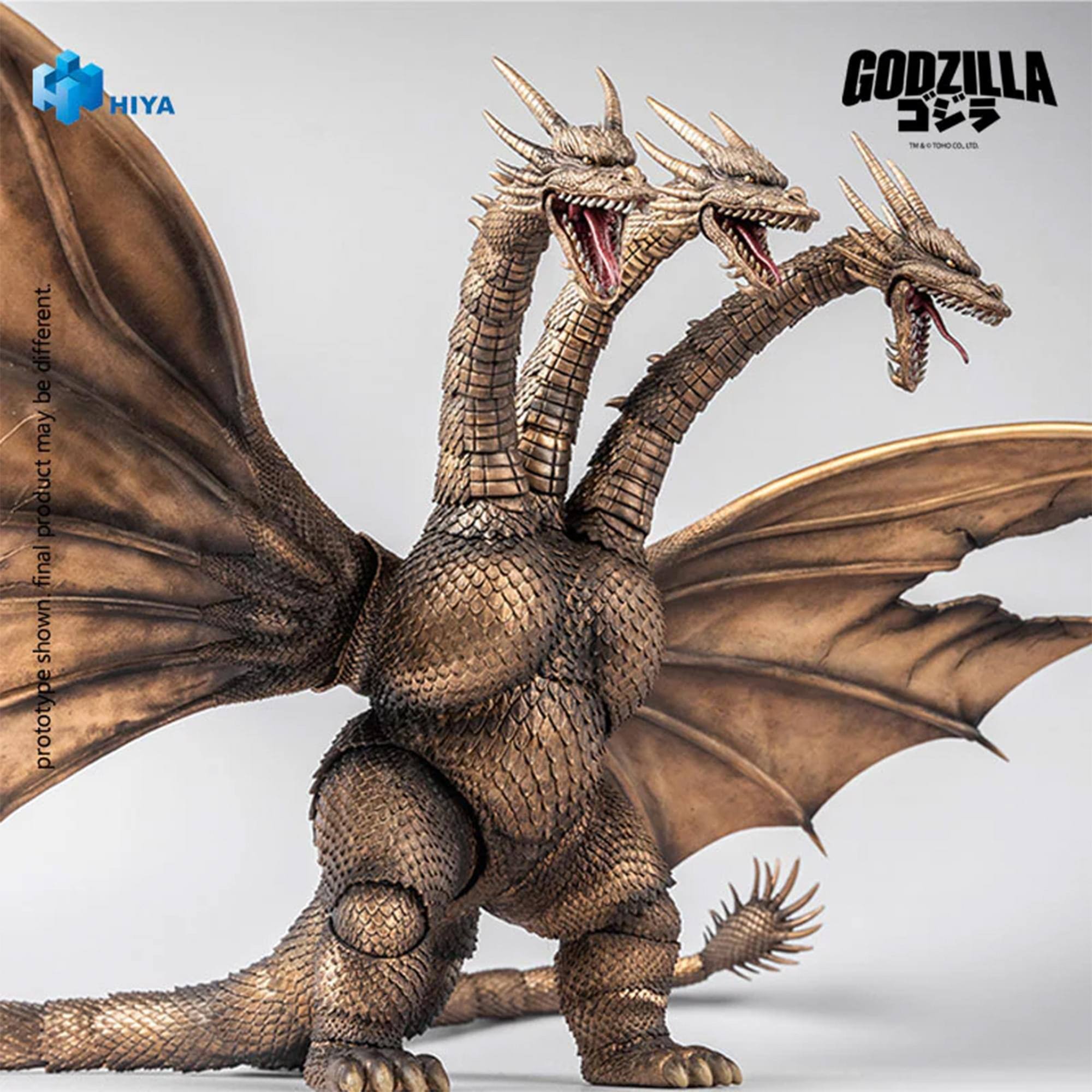 HIYA  
GODZILLA™ & ©TOHO CO., LTD.  
product may be different.  
prototype shown.