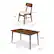 - Chair:
- Height: 30.5"
- Seat Width: 18"
- Seat Depth: 18"
- Back Height: 19.5"
- Table:
- Length: 59"
- Width: 29.5"
- Height: 35.5"