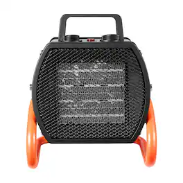 Loheer - 1500W Electric Greenhouse Heater PTC Space Heater With Fan and Adjustable Angle