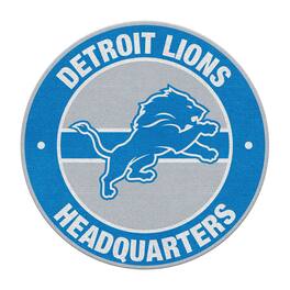 Imperial - Detroit Lions Round Headquarters Rug - Blue