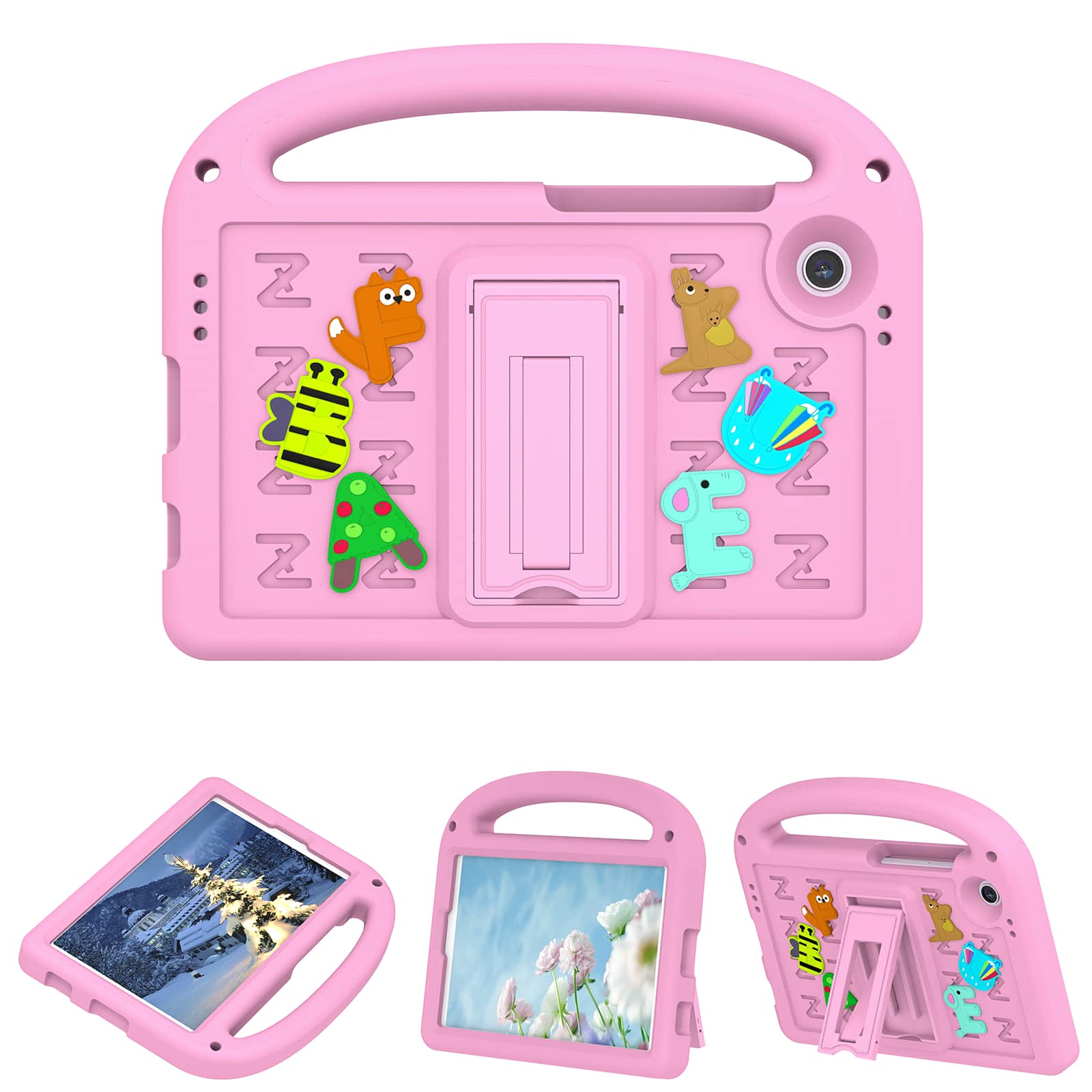 "Dteck - Kids Shock-absorbent TPU Tablet Case for Samsung Galaxy Tab A11 2025/A9 2023 8.7"" (SM-X133/X110) with Shoulder Strap - Pink" price history on PriceWatchPro
