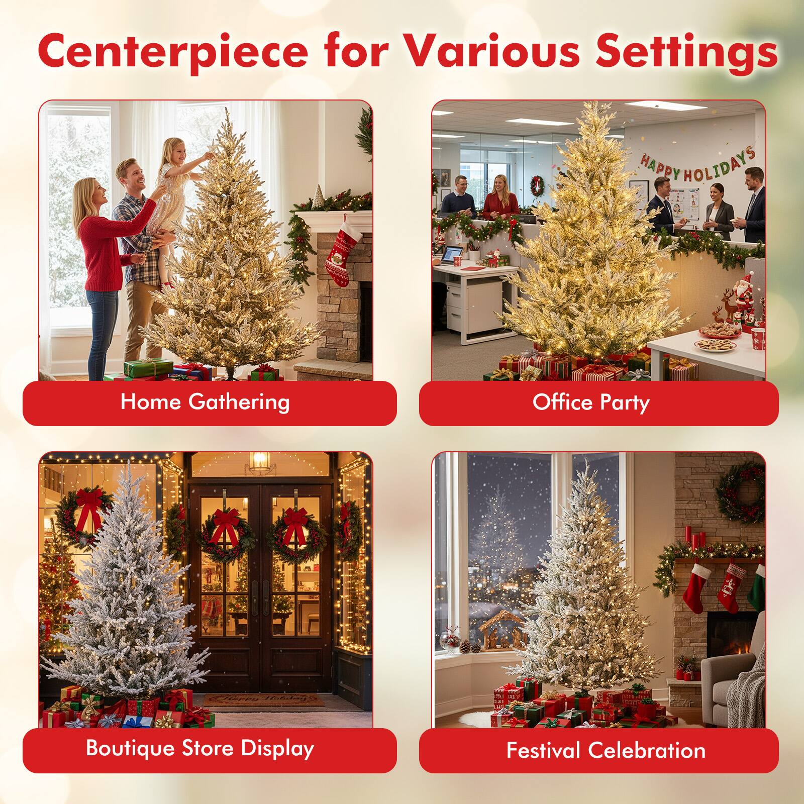 Centerpiece for Various Settings

Home Gathering

Office Party

Boutique Store Display

Festival Celebration