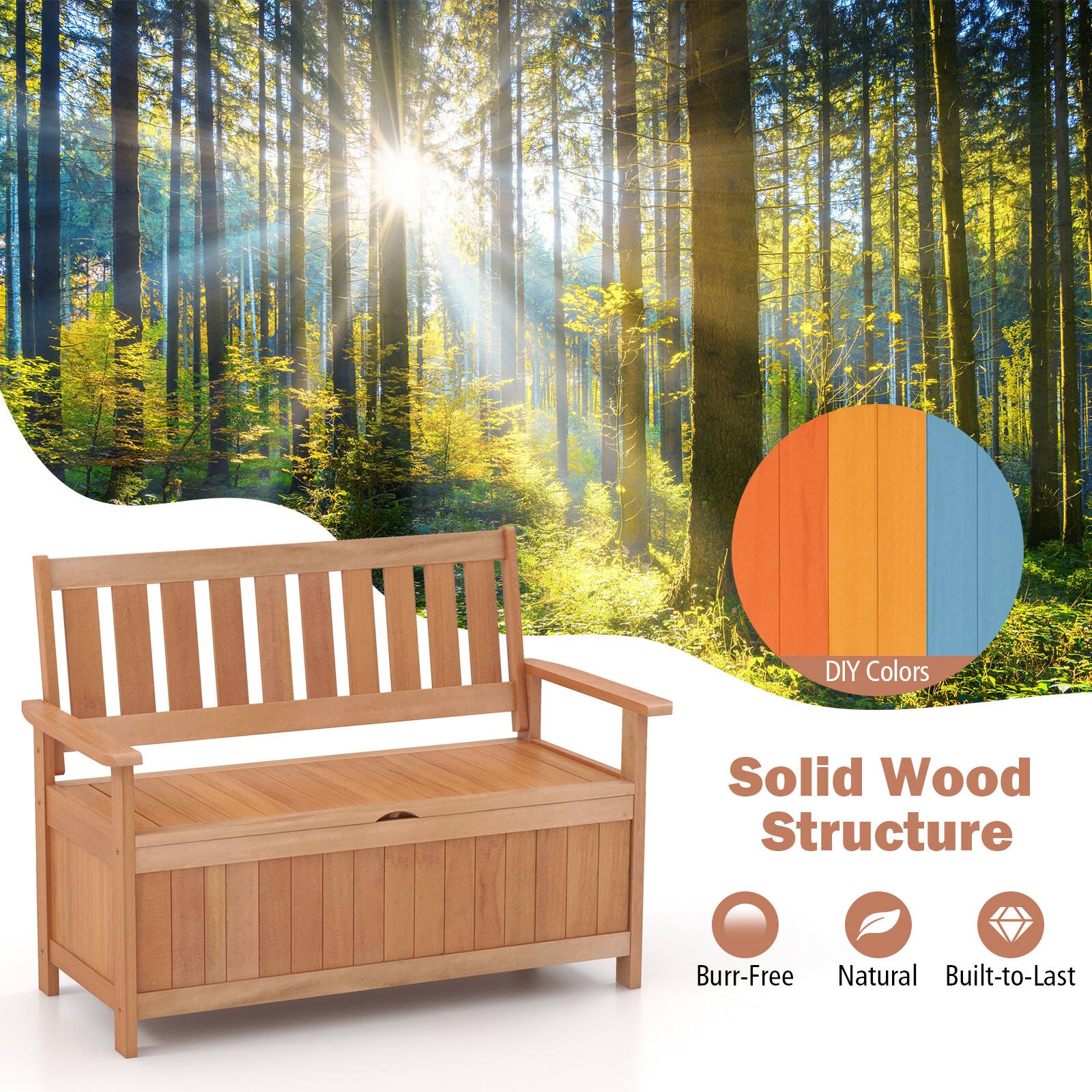 DIY Colors, Solid Wood Structure, Burr-Free, Natural, Built-to-Last