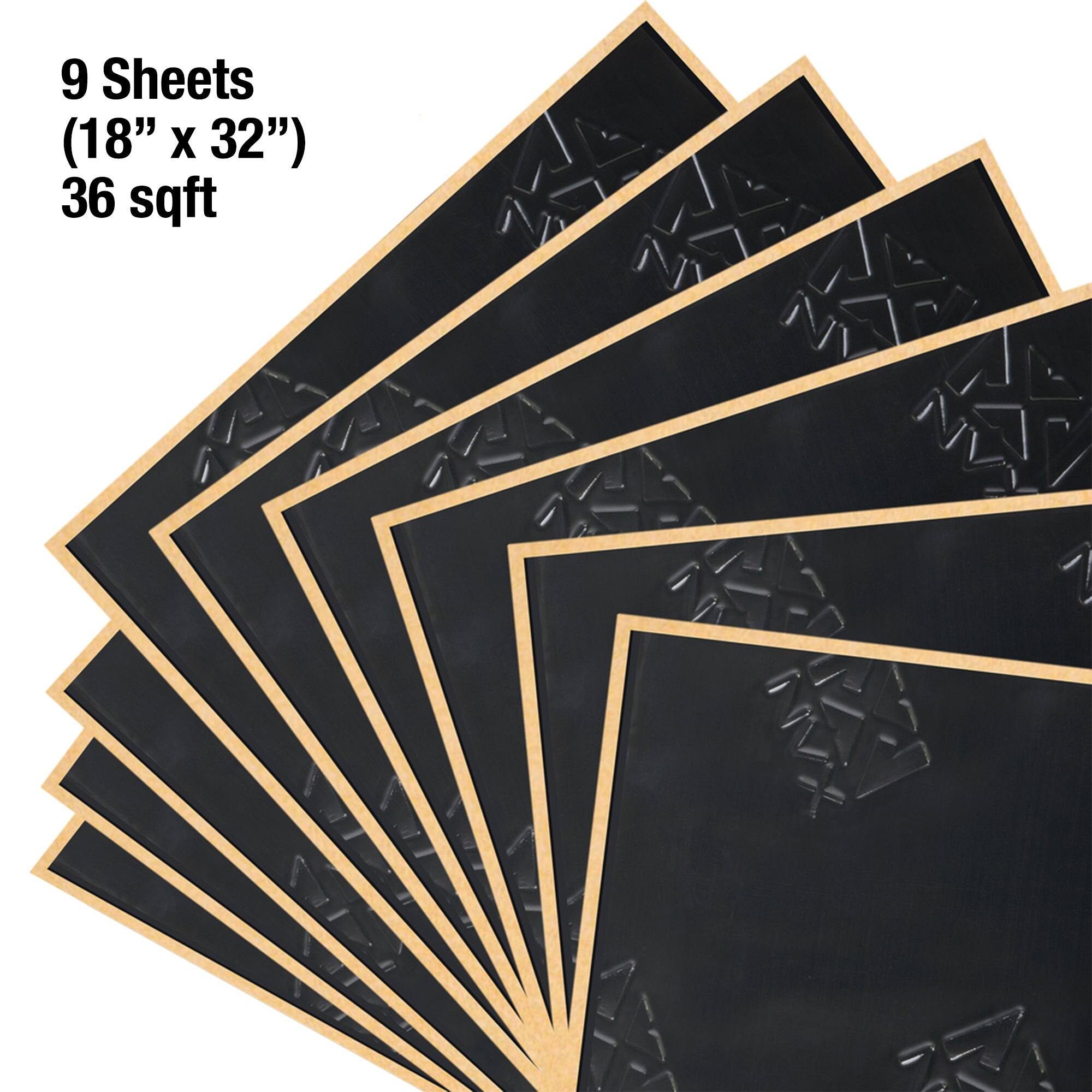 9 Sheets (18" x 32") 36 sqft