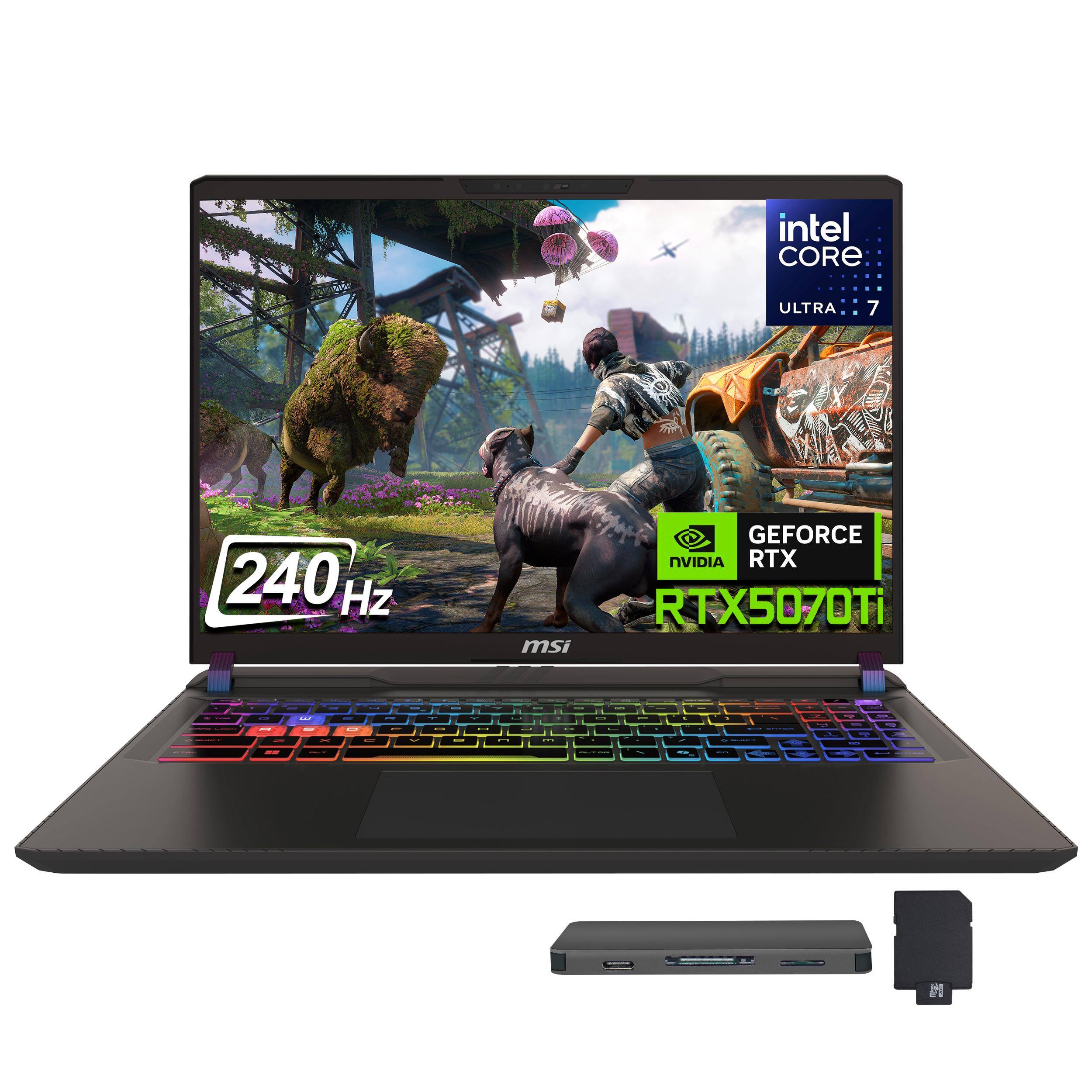 intel CORE ULTRA 7 240 Hz GEFORCE NVIDIA RTX5070Ti msi