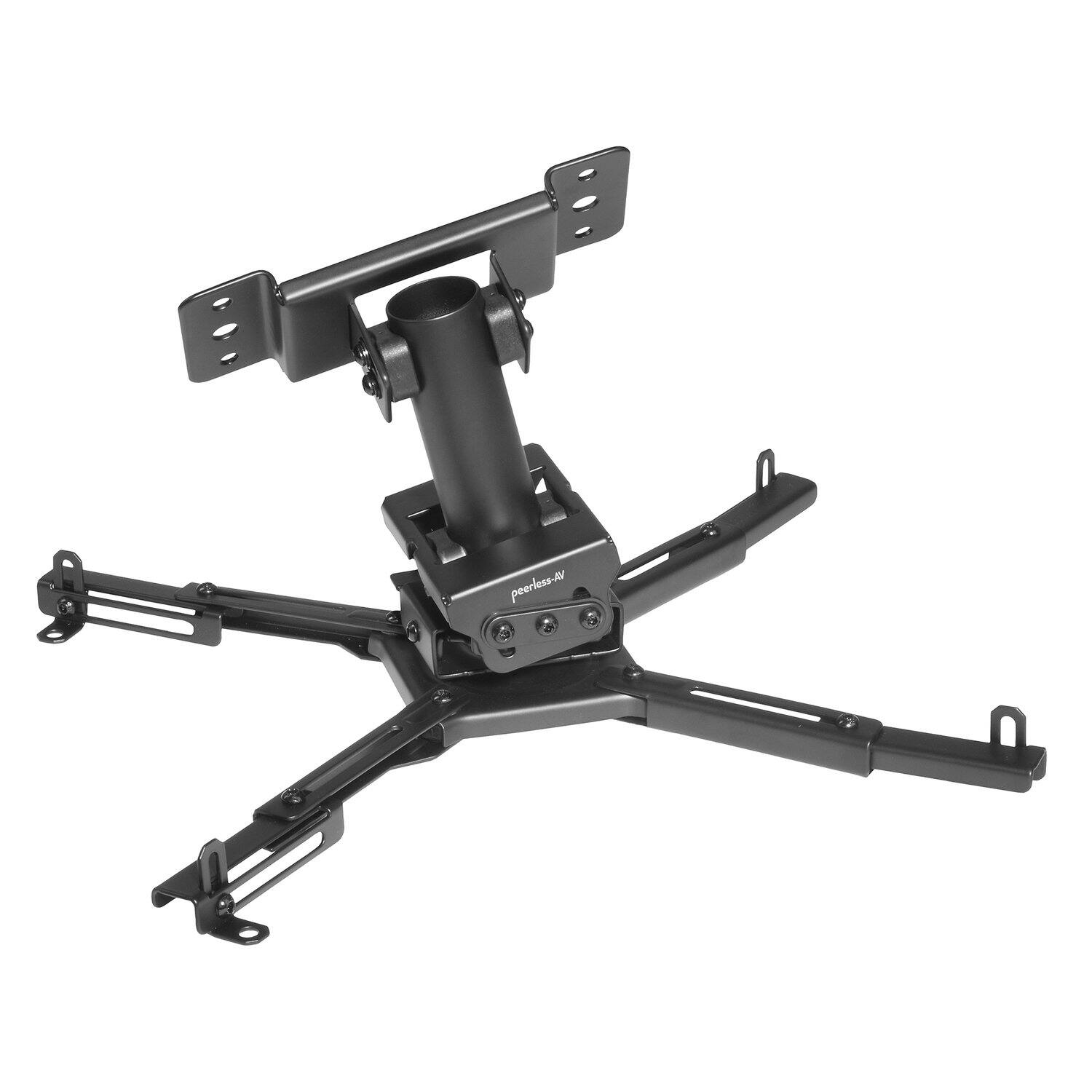 Alt View 4. Peerless-AV - Adjustable Universal Projector Mount for Flat or Angled Ceilings, 5.1" to 18.5" Mounting Pattern, Holds up to 99 Lbs - Multicolor.