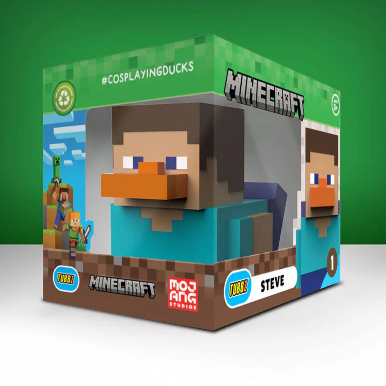 PopMarket - Tubbz - Minecraft - Steve #1 (Boxed Edition) - Collectibles - Multicolor