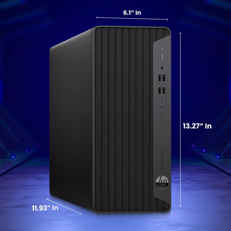 6.1" In  
13.27" In  
PRODESK  
11.93" In