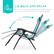 LIE BACK AND RELAX
Built with freely adjustable back and footrests so you can find and enjoy the perfect angle
160 Degrees