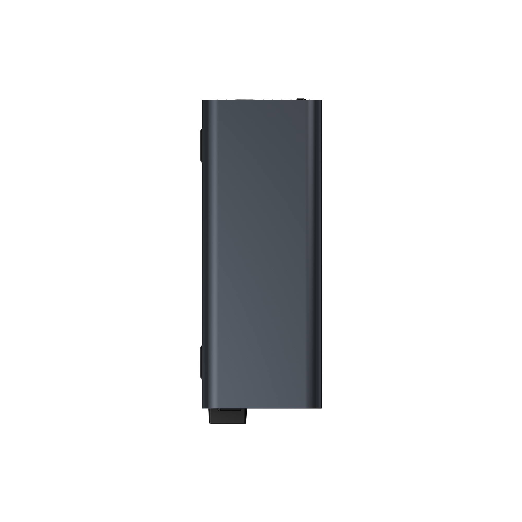 Alt View 2. Minisforum - MS-S1 MAX workstation, 64GB LPDDR5X + 2TB SSD, AMD Ryzen AI Max+ 395, Radeon 8060S, 126 TOPS AI, Dual 10GbE LAN - Black.