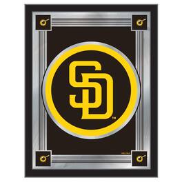 Holland Bar Stool Co. - San Diego Padres 17" x 22" Logo Wall Mirror - Multicolor