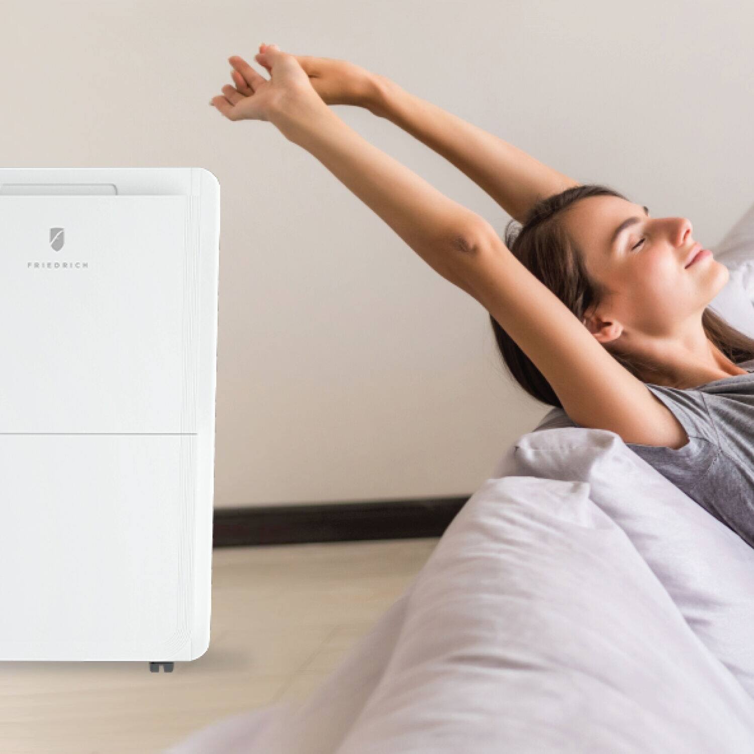 Alt View 10. Friedrich - 35-Pint Dehumidifier - White.