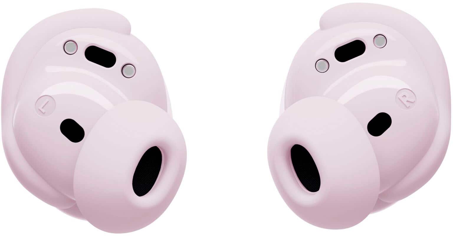 Alt View 3. Bose - QuietComfort True Wireless Noise Cancelling In-Ear Earbuds - Petal Pink.