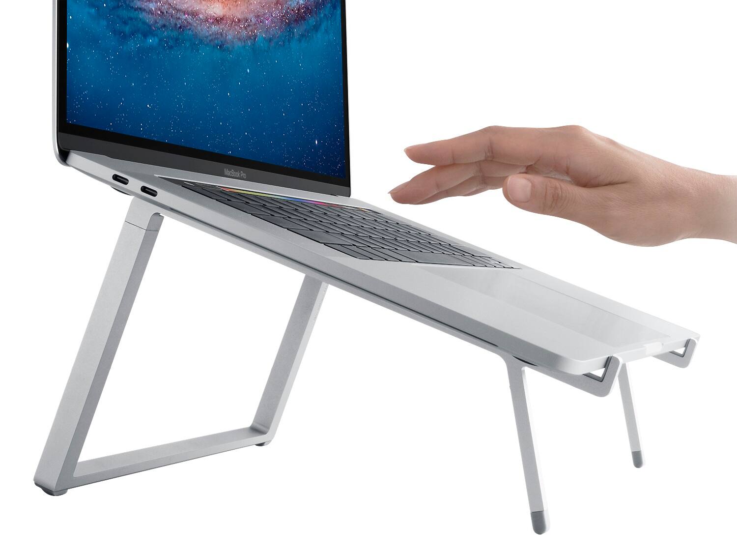 Alt View 14. Rain Design - Rain Design mBar Pro + Plus Foldable Laptop Stand - Silver.