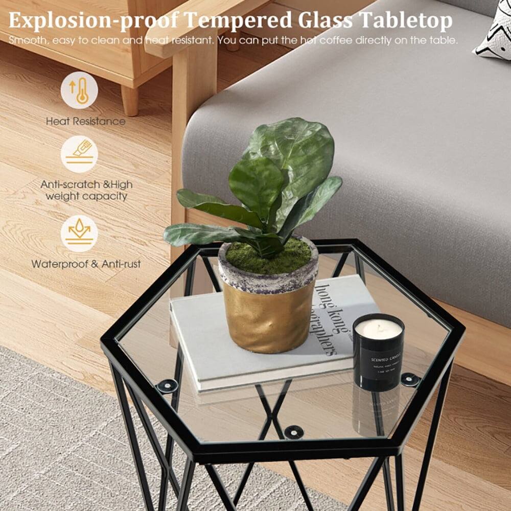 Explosion-proof Tempered Glass Tabletop

Smooth, easy to clean and heat resistant. You can put the hot coffee directly on the table.

- Heat Resistance
- Anti-scratch & High weight capacity
- Waterproof & Anti-rust