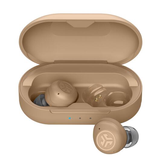 JLab 2 in 1 Hear OTC Hearing Aid and Earbuds Beige EBHEARRBGE84 Best Buy