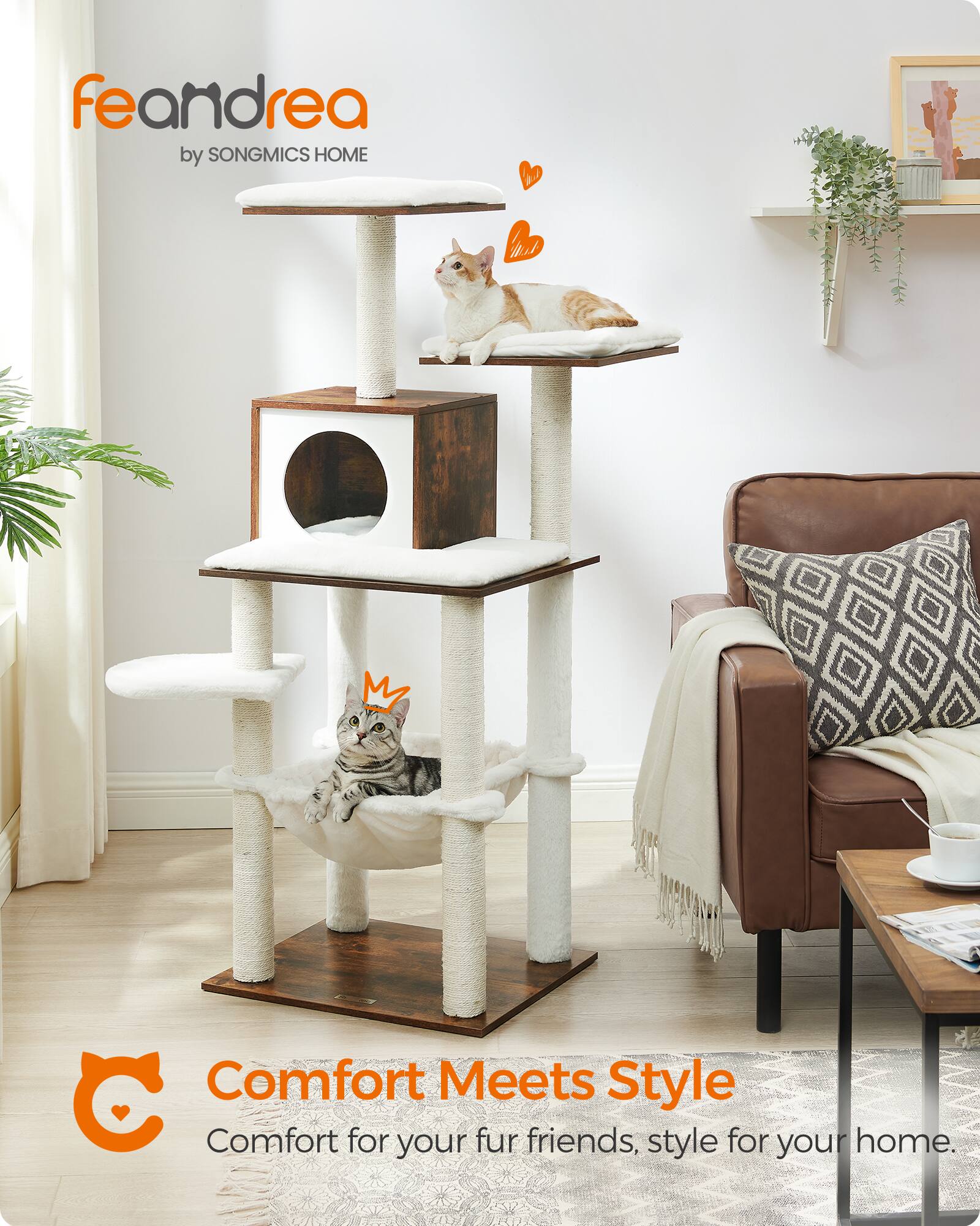 feandrea by SONGMICS HOME

Comfort Meets Style  
Comfort for your fur friends, style for your home.