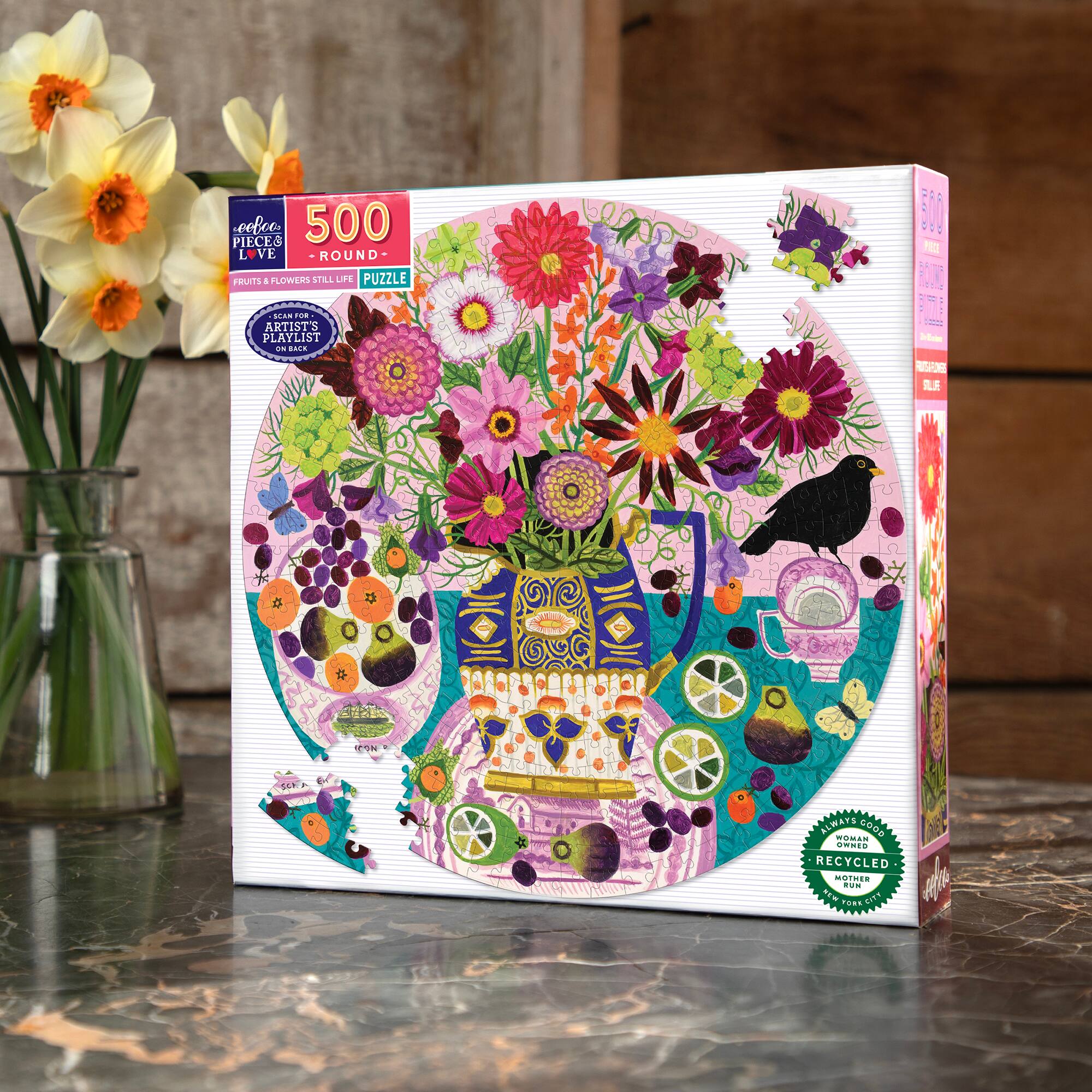 eeboo Piece&Love: Fruits & Flowers 500 pc Puzzle - Best Buy