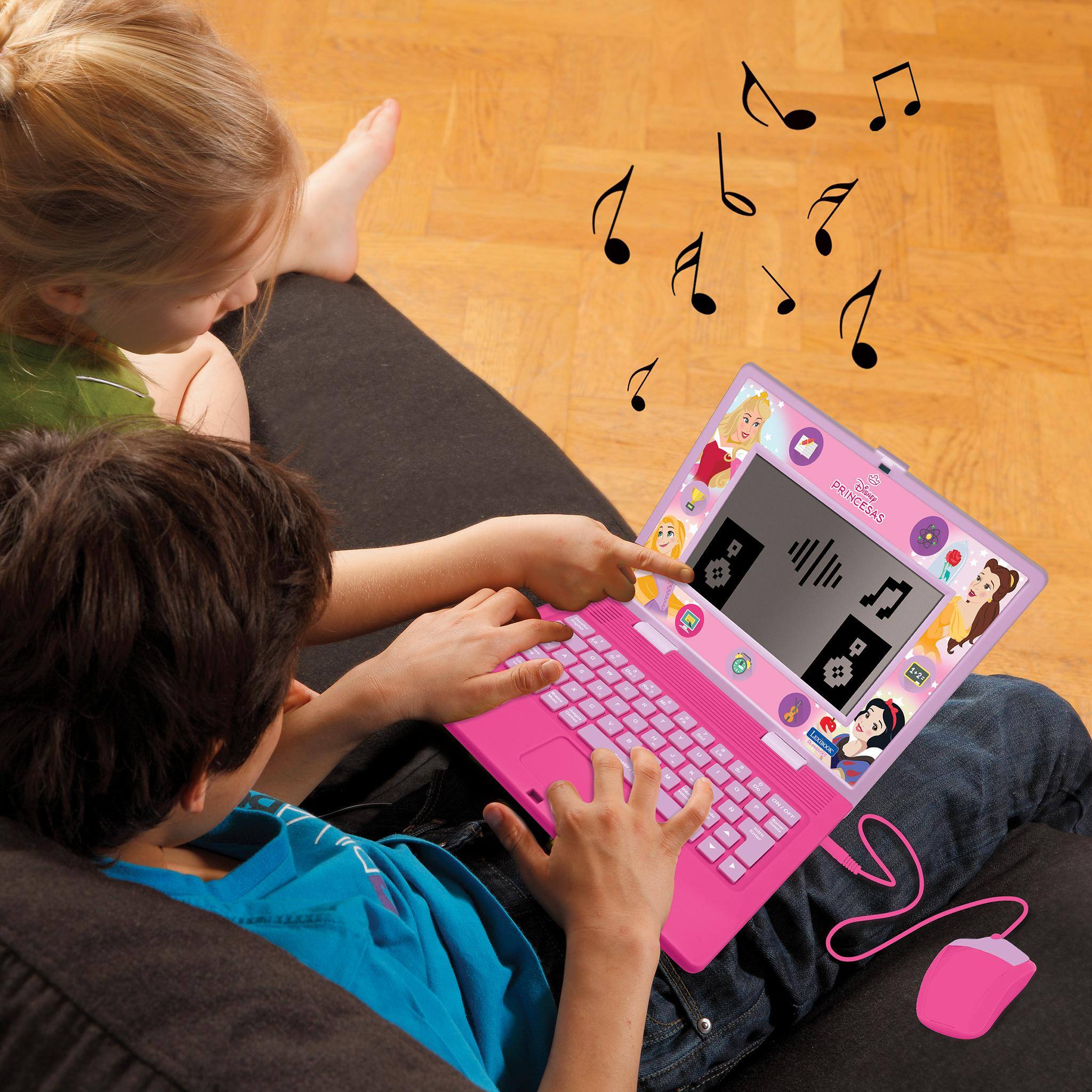 Lexibook Disney Princess Bilingual Educational Laptop with 170 ...