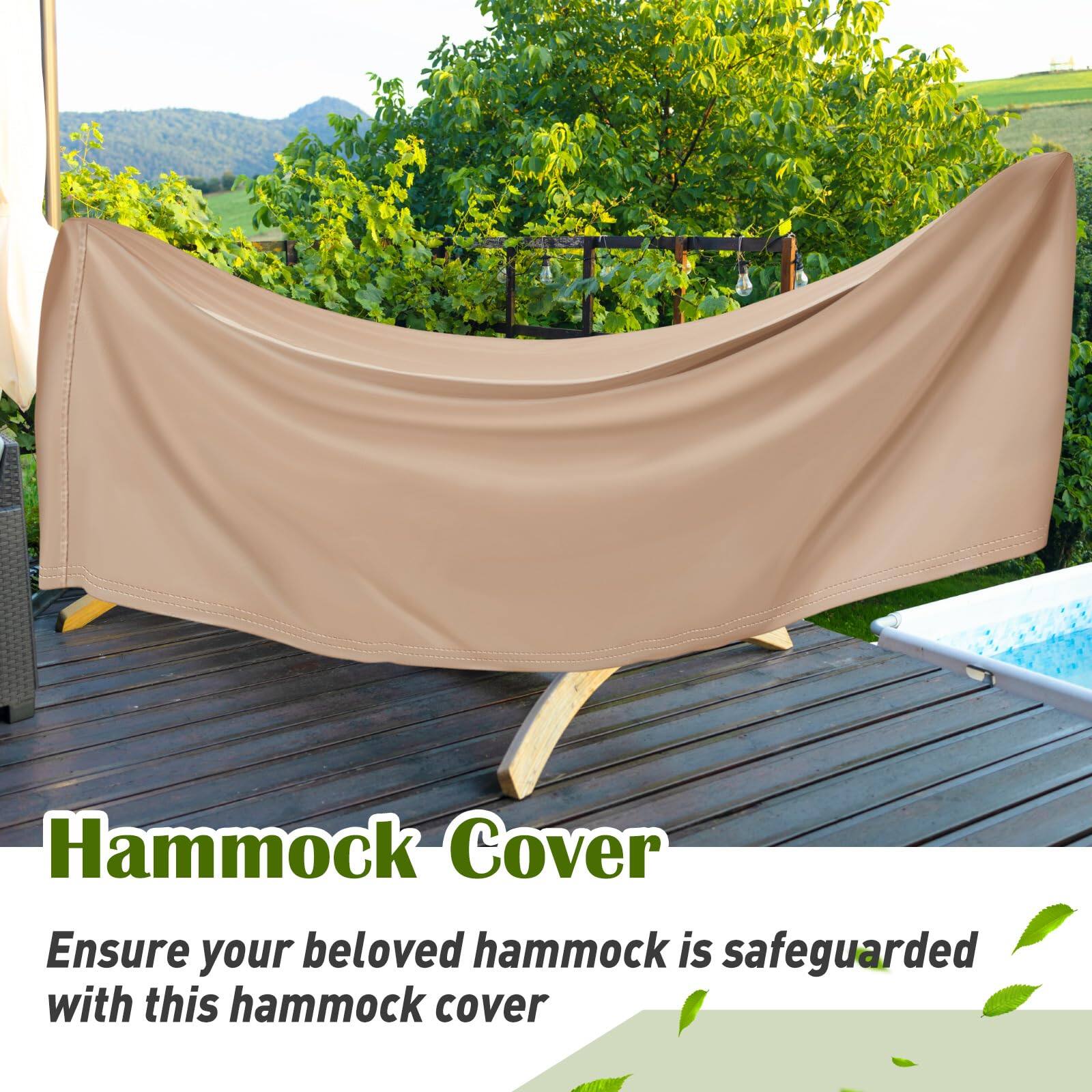 Hammock Cover

Ensure your beloved hammock is safeguarded with this hammock cover